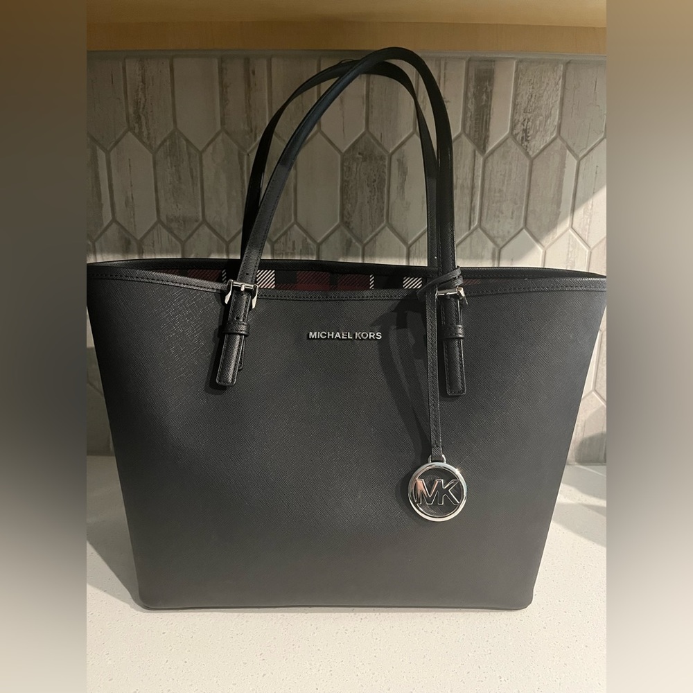 Michael Kors leather tote bag